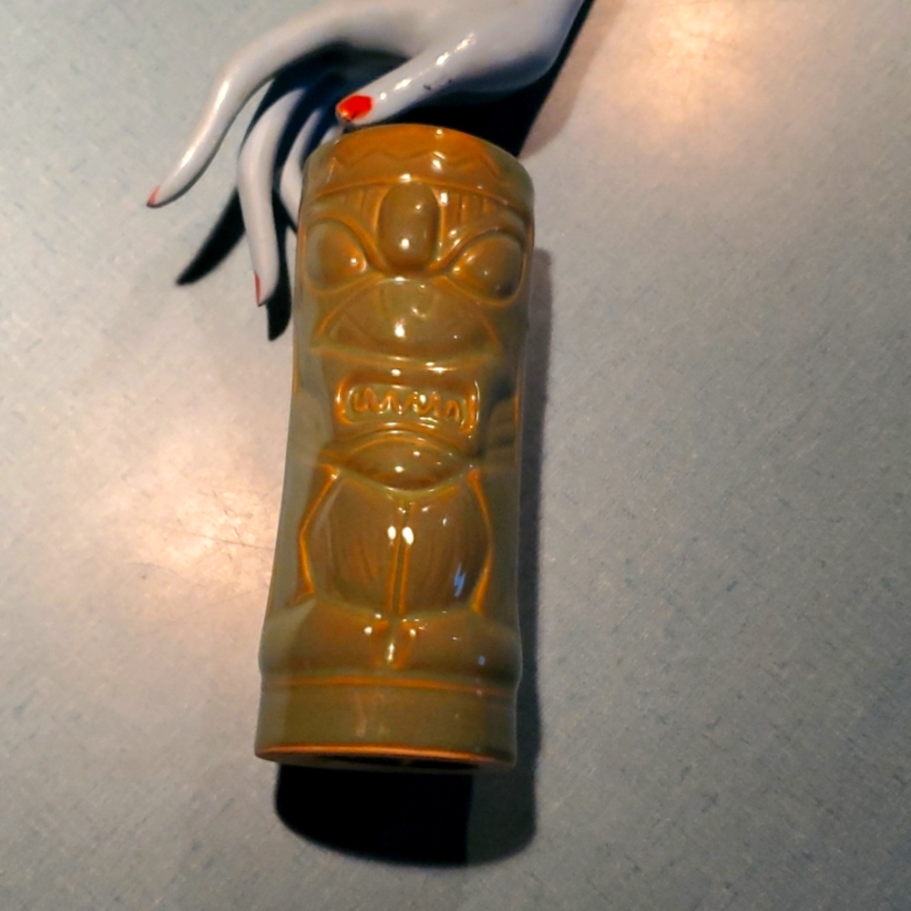 Vintage tiki glass